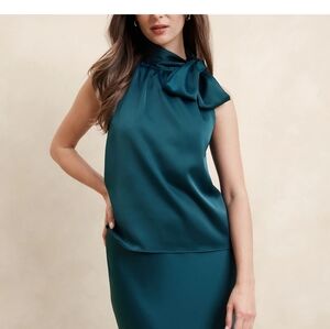 Banana Republic Halter Tie-Neck Blouse